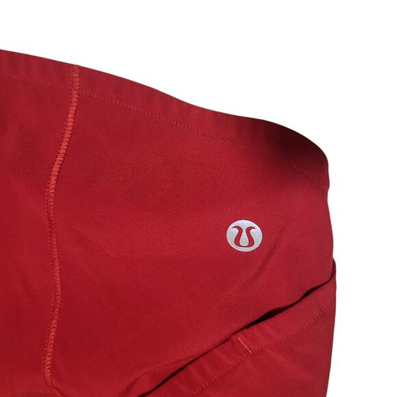 Lululemon red skort size medium* no size marking - Picture 3 of 4